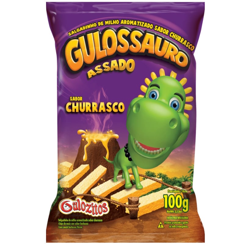 SALGADINHO GULOZITOS GULOSSAURO CHURR