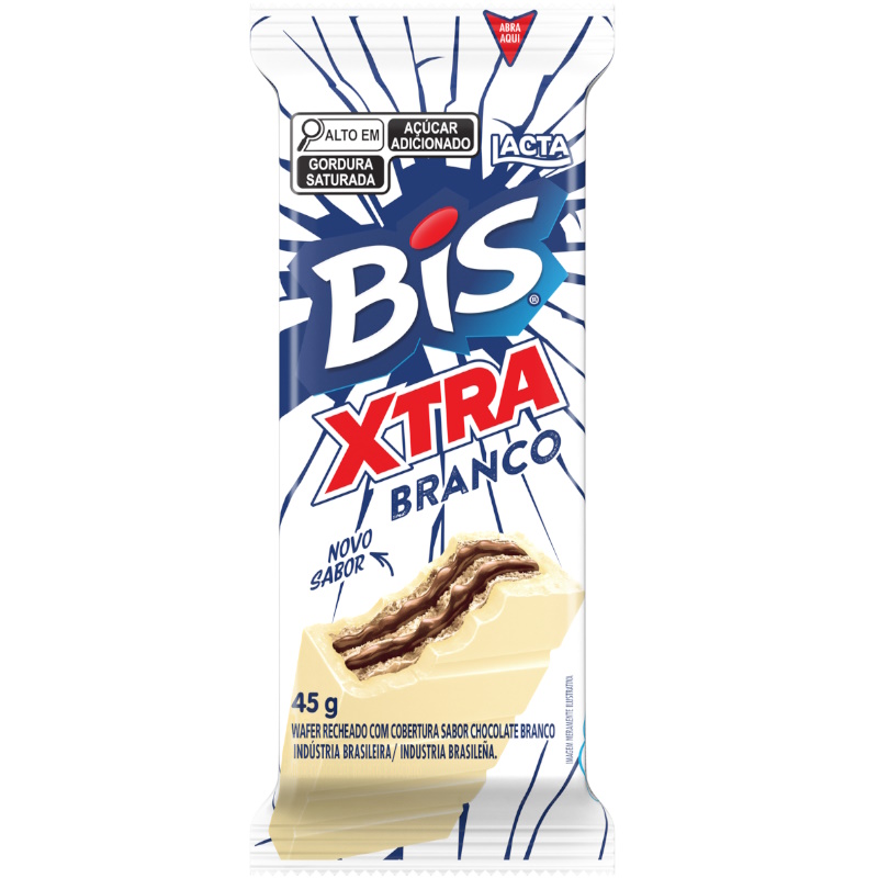 Chocolate Lacta Bis XTRA Branco 45g