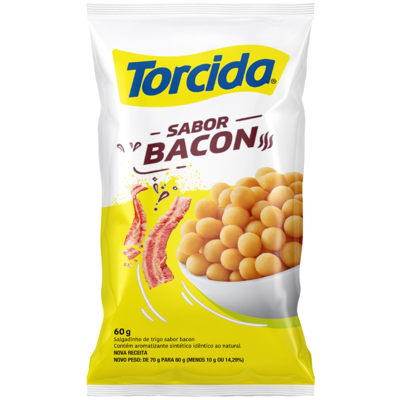 Salgadinho Torcida Bacon 60g