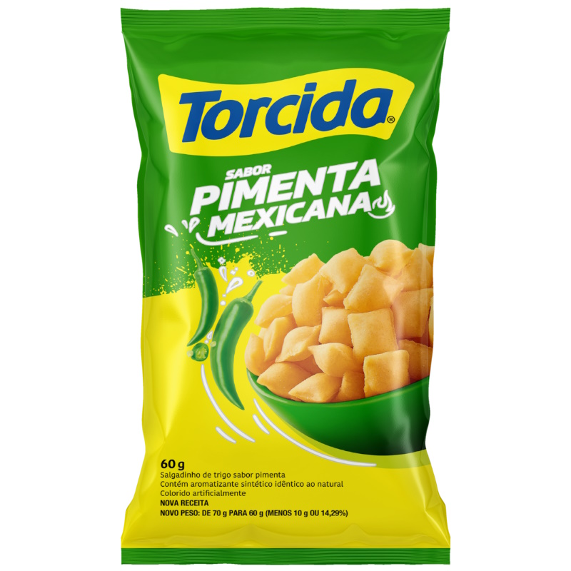 Salgadinho Torcida Pimenta Mexicana 60g