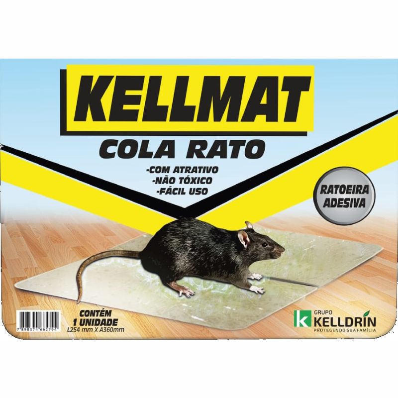 Ratoeira Adesiva Kellmat Kelldrin Cola Rato