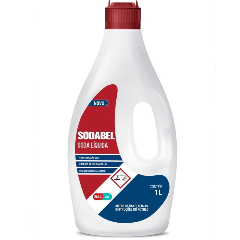 Soda Cáustica em Escamas Sodabel 99 Pote 1000g