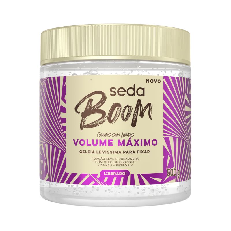 GELEIA CAP SEDA BOOM VOLUME MAXIMO