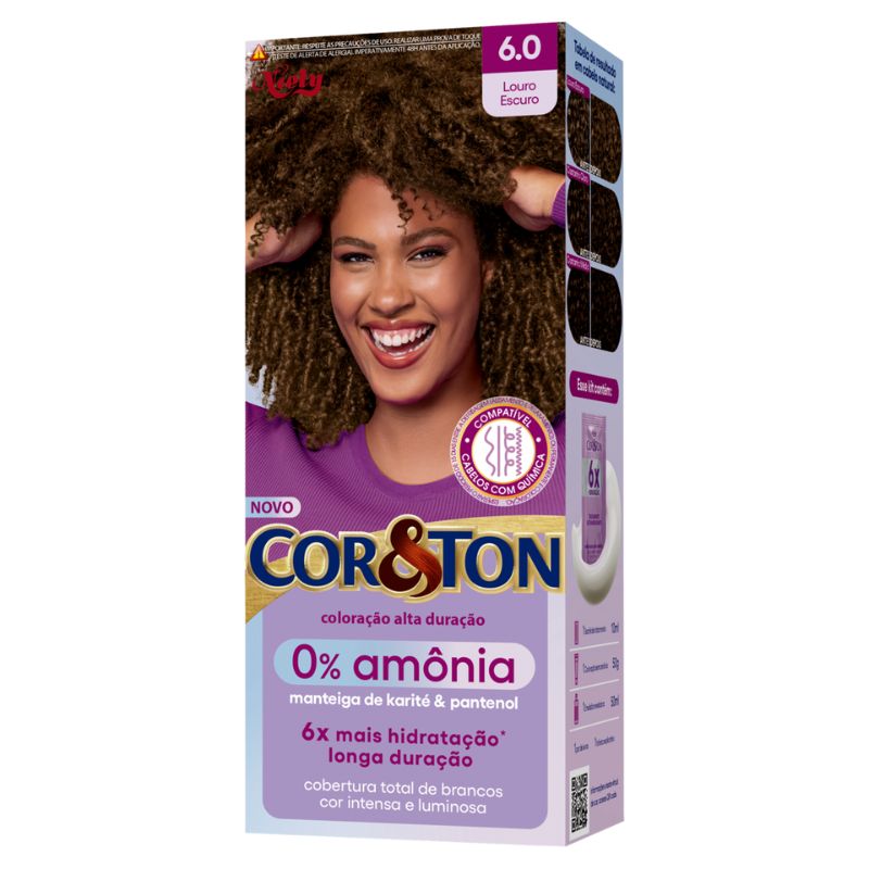 TIN COR&TON 0% AMONIA 6.0 LOURO ESCURO