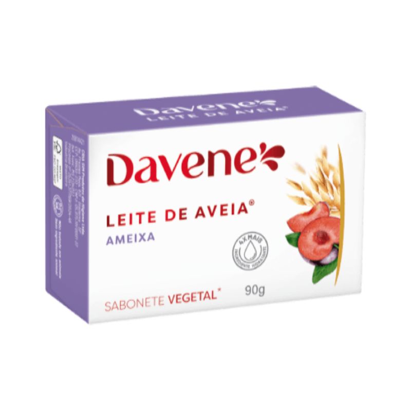 Sabonete Davene Leite De Aveia Ameixa 90g