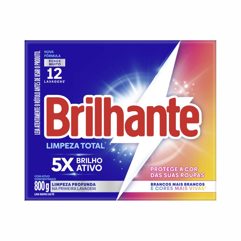 LAVA ROUPA PO BRILHANTE LIMP TOT CX