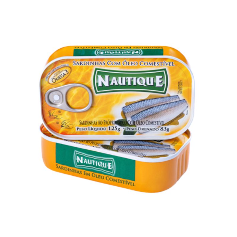 Sardinha Nautique Óleo 125g