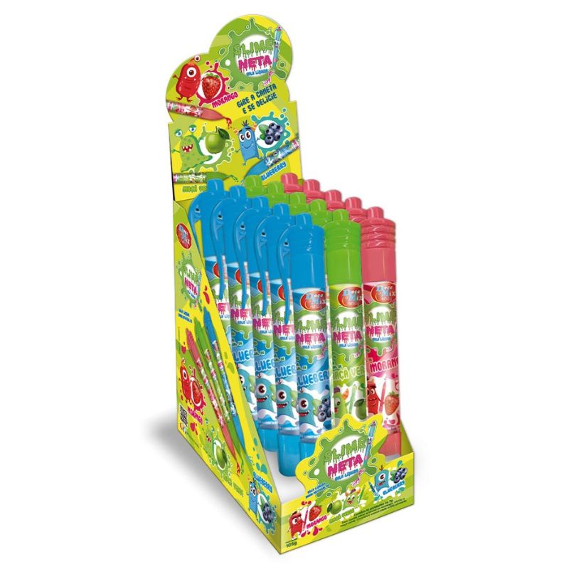BALA DOCE MIX SLIME NETA FRUTAS SORT