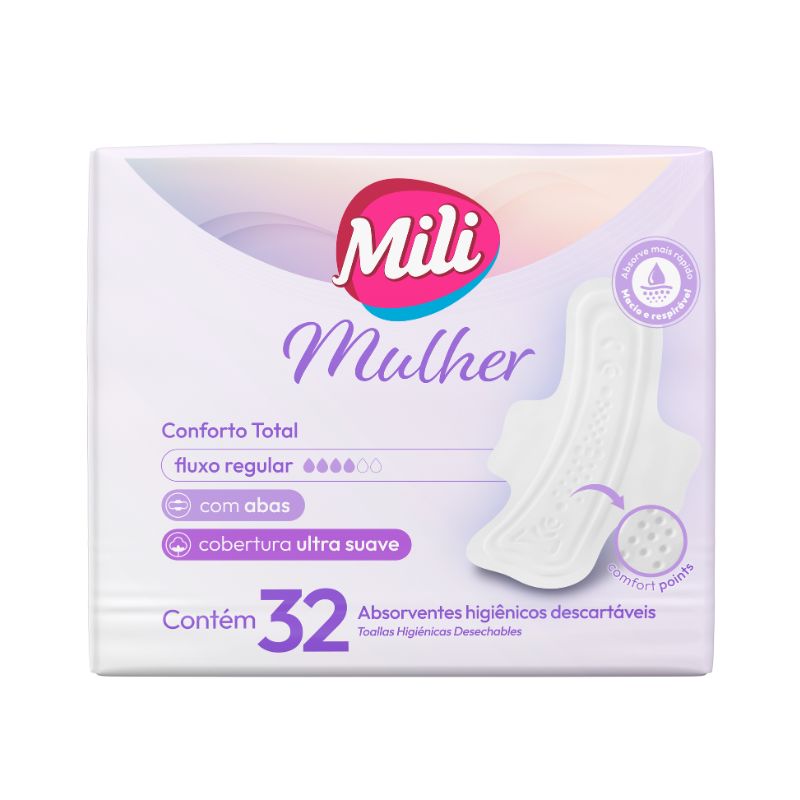 ABS MILI MULHER C/ ABAS CONFORTO TOTAL