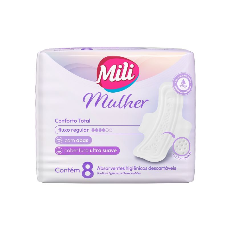 ABS MILI MULHER C/ ABAS CONFORTO TOTAL