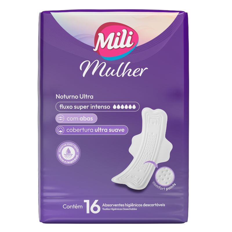 ABS MILI MULHER C/ ABAS NOTURNO ULTRA