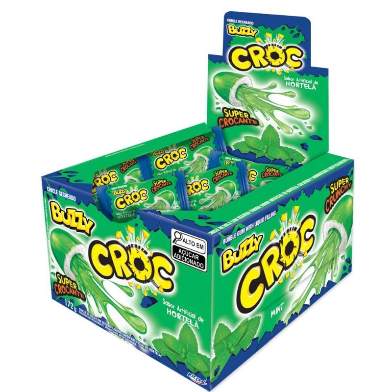 CHICLE BUZZY CROC HORTELA
