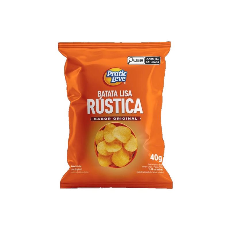 Batata Pratic Leve Lisa Rustica 40g
