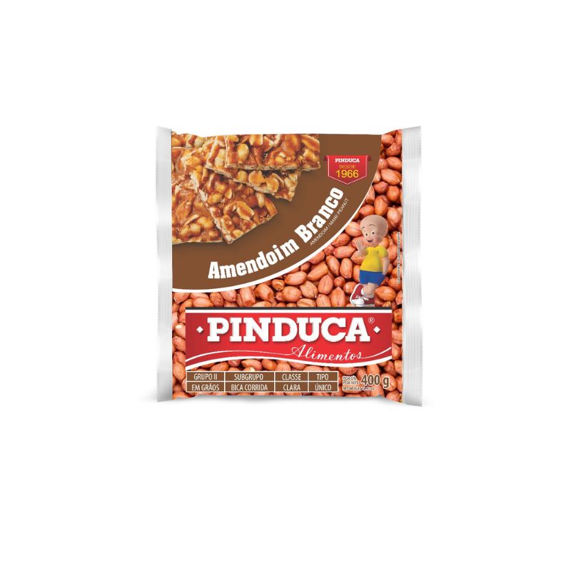 Amendoim Cru Pinduca Branco 400g
