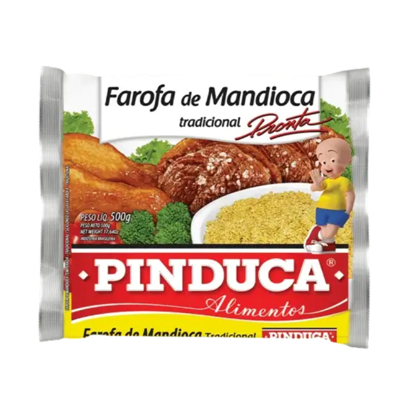 Farofa de Mandioca Tradicional Pinduca 500g