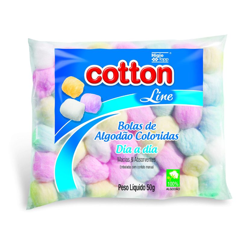 ALGODAO COTTON LINE BOLAS COLORIDAS