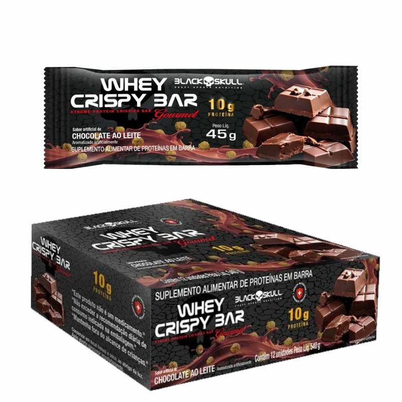 SUPL ALIM BLACK SKULL WHEY CRISPY CHOC