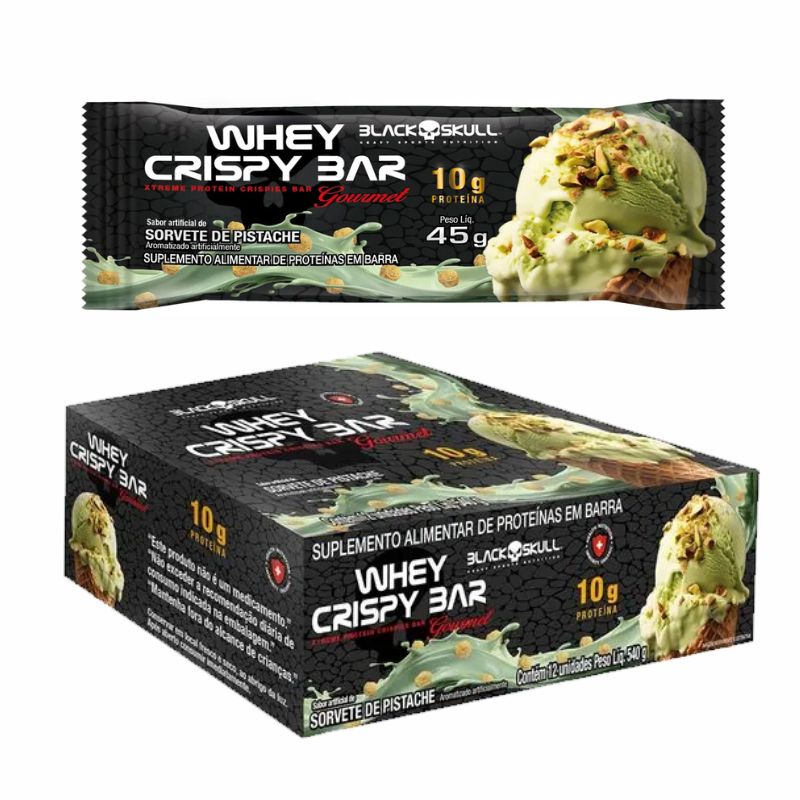 SUPL ALIM BLACK SKULL WHEY CRISPY PISTAC