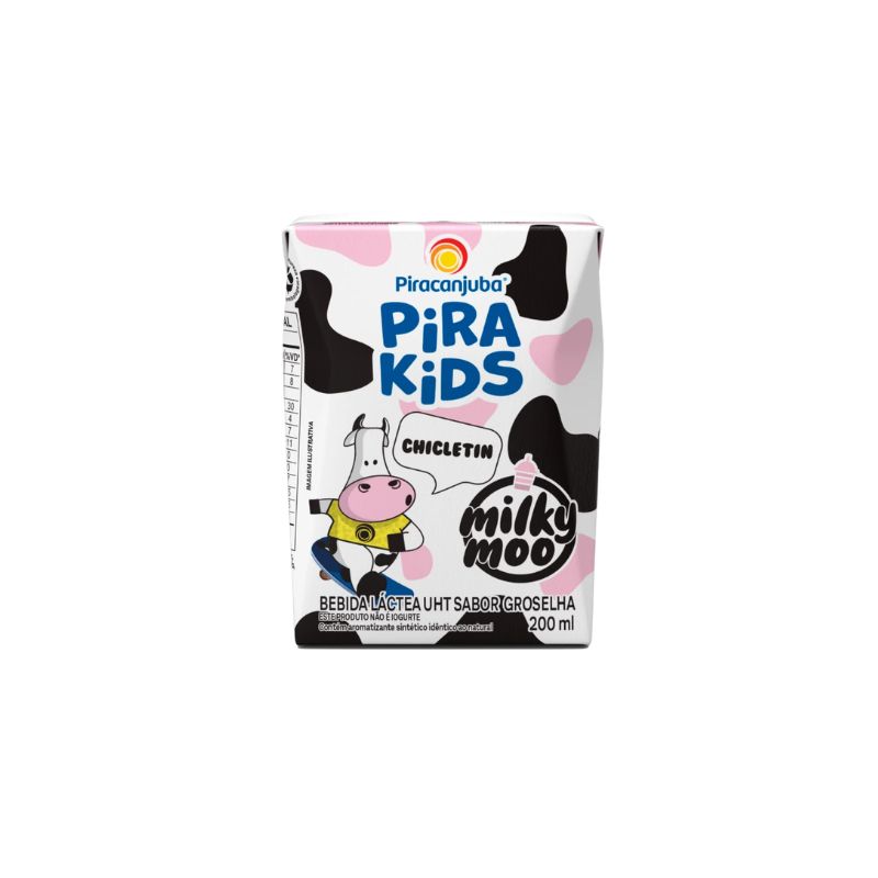 BEBIDA LAC PIRAKIDS MILKY MOO CHICLETIN