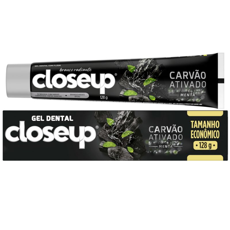 GEL DT CLOSEUP CARVAO ATIVADO MENTA BR R