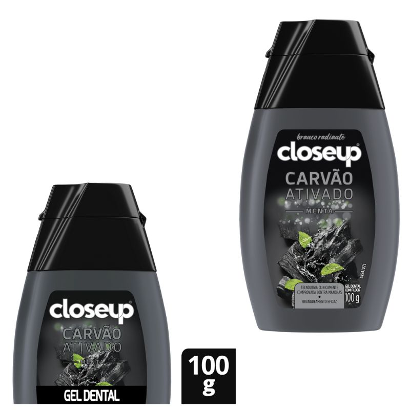 GEL DT CLOSEUP CARVAO ATIVADO MENTA BR R
