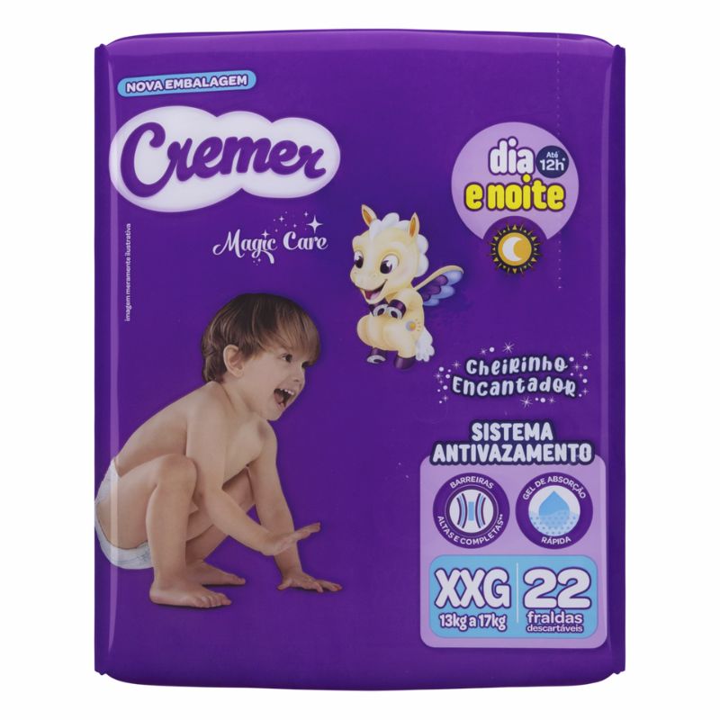 FRALDA DEC CREMER MAGIC CARE XXG