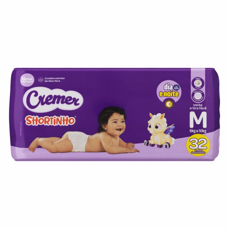 FRALDA DEC CREMER SHORTINHO M