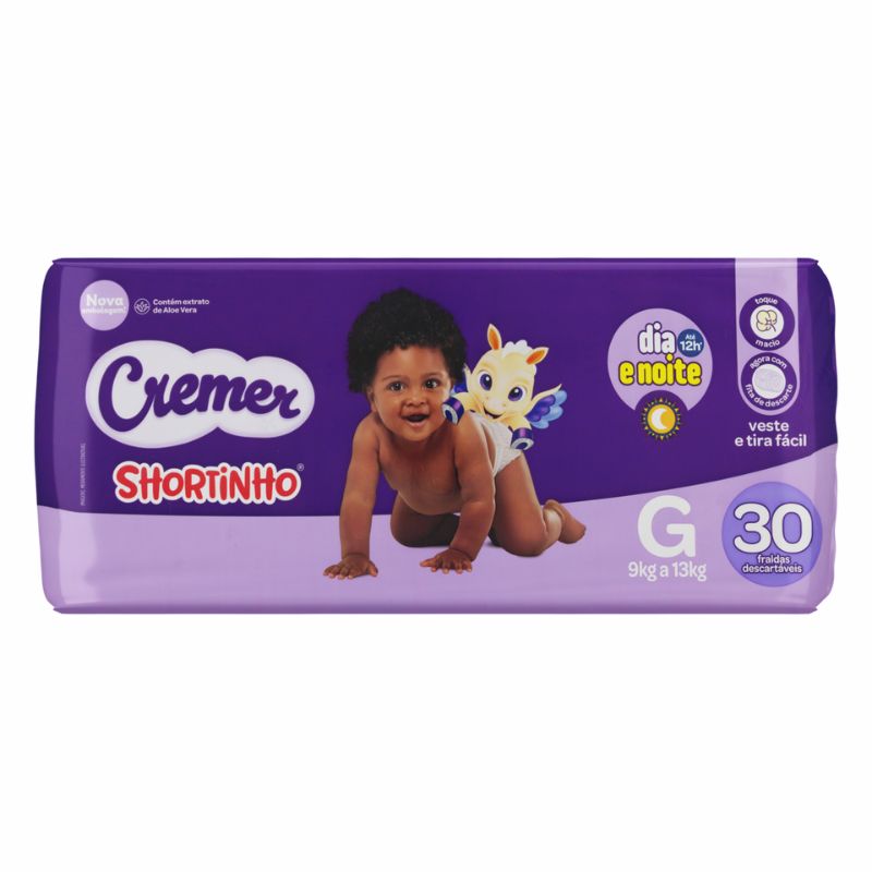 FRALDA DEC CREMER SHORTINHO G