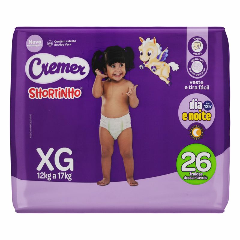 FRALDA DEC CREMER SHORTINHO XG
