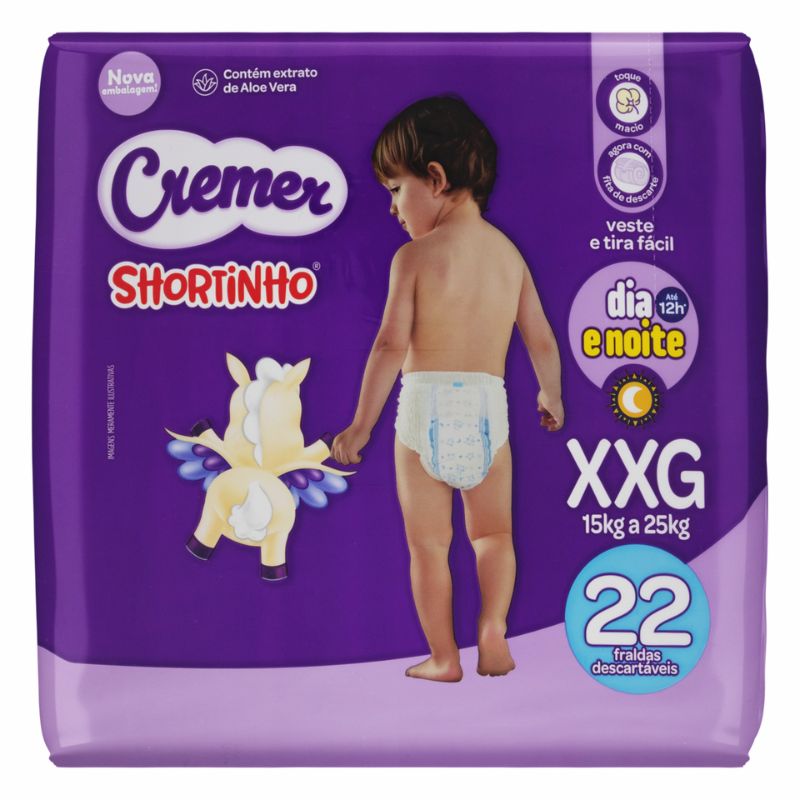 FRALDA DEC CREMER SHORTINHO XXG