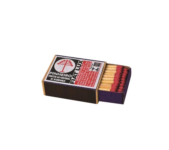 Fósforo de Segurança Fiat Lux Pinheiro 10 Unidades