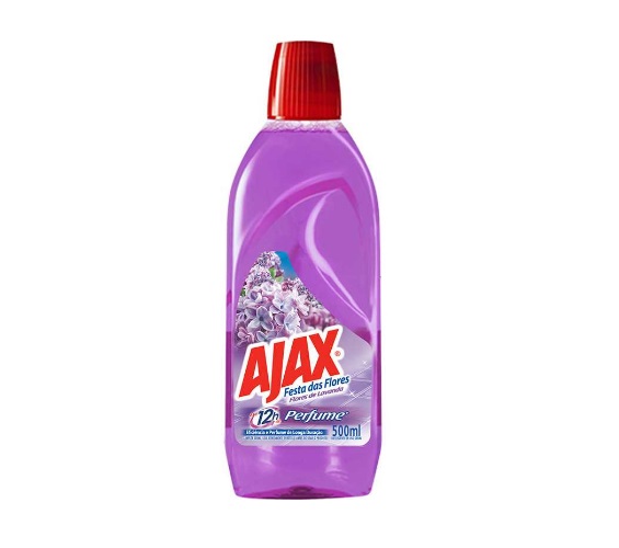 Limpador Perfumado Flores de Lavanda Ajax Festa das Flores Frasco 500ml
