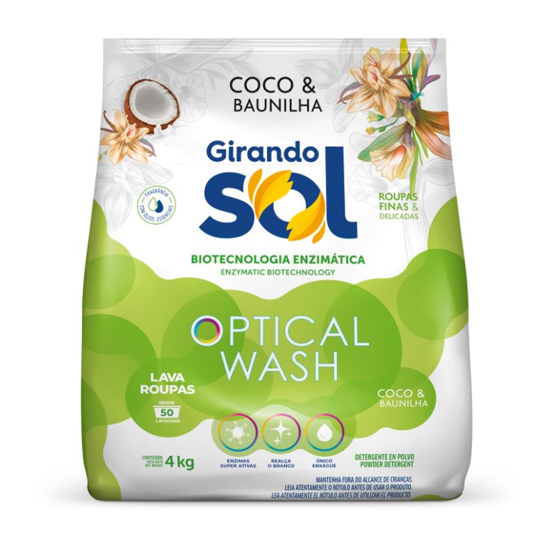 LAVA ROUPA PO GIRANDO SOL COCO BAUNILHA