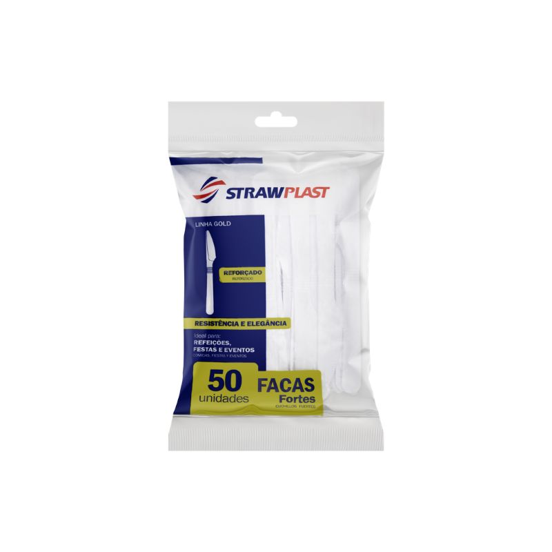 FACA STRAWPLAST FORTE PRO FOOD SERV BR