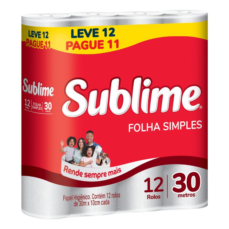PAPEL HIG SUBLIME FL SIM NEU 30M L12 P11