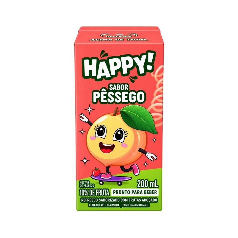 REFRESCO HAPPY PESSEGO TP