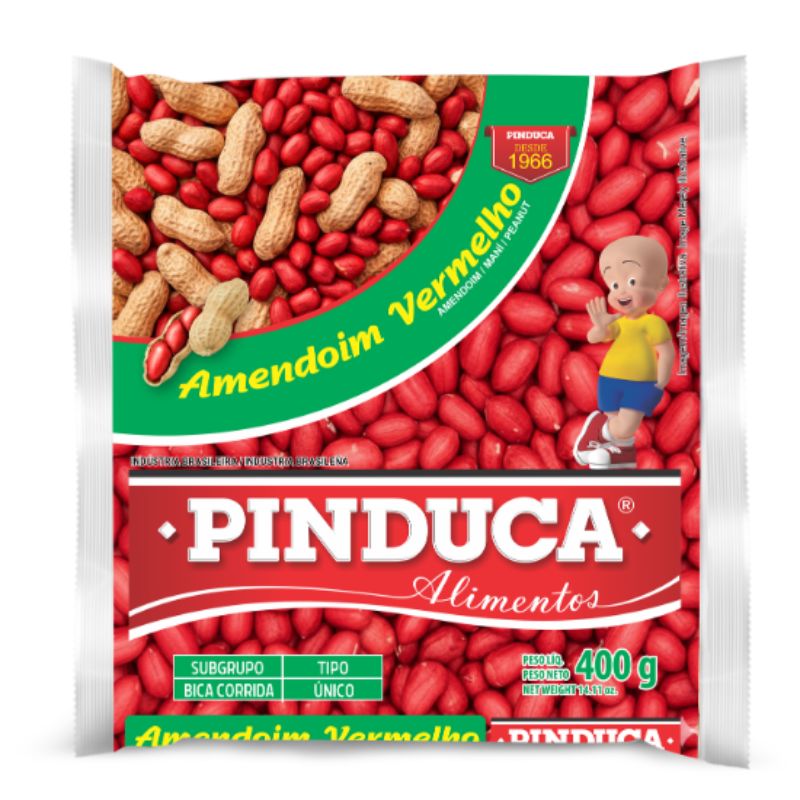 AMENDOIM CRU PINDUCA VERMELHO