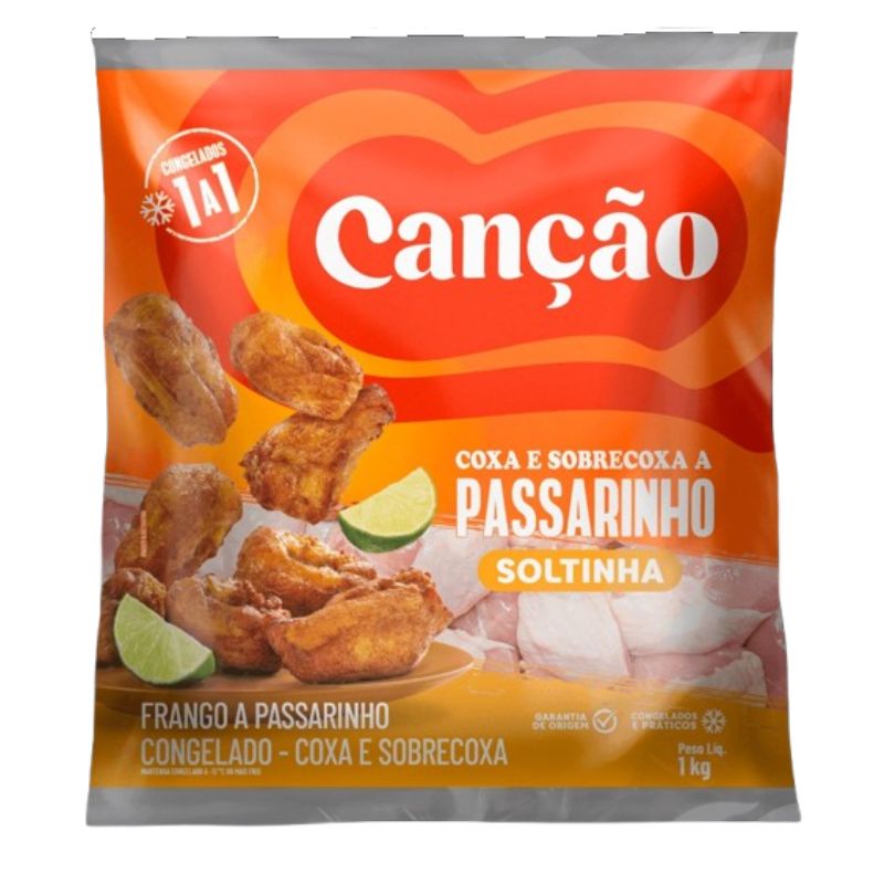 Coxa Sobre Coxa Canção Frango Passarinho IQF 1kg