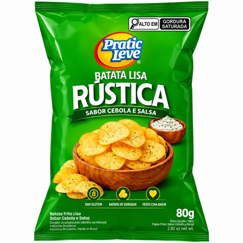 BATATA PRATIC LEVE LISA CEBOLA & SALSA