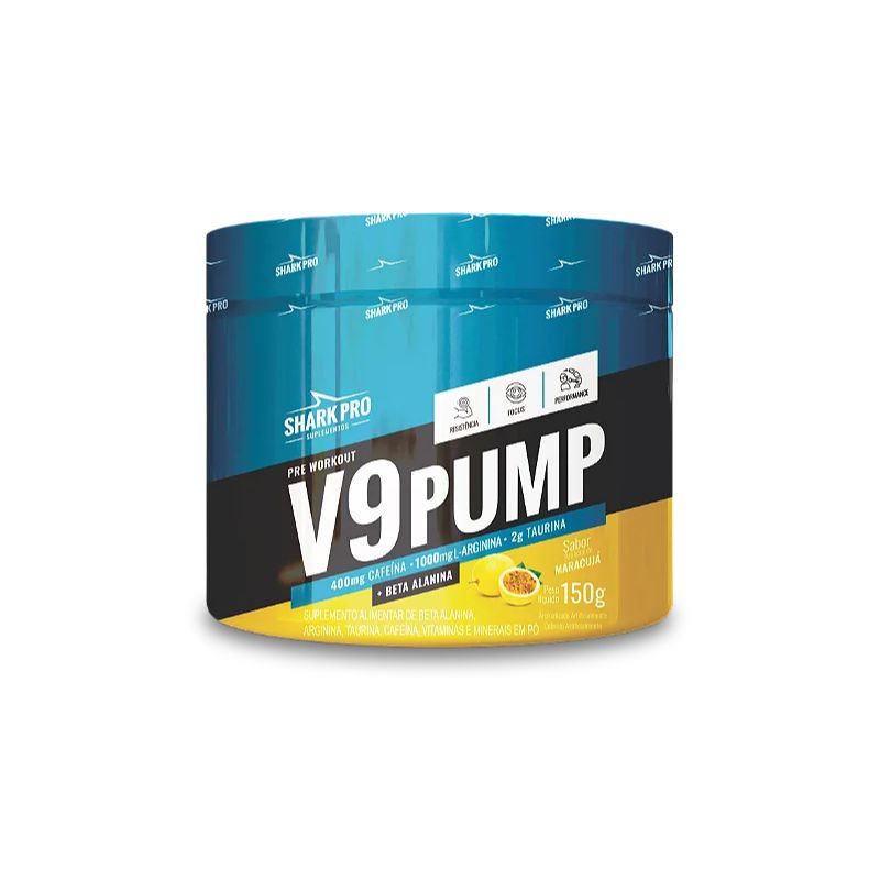 SUPL ALIM SHARK PRE TRE V9 PUMP MARACUJA