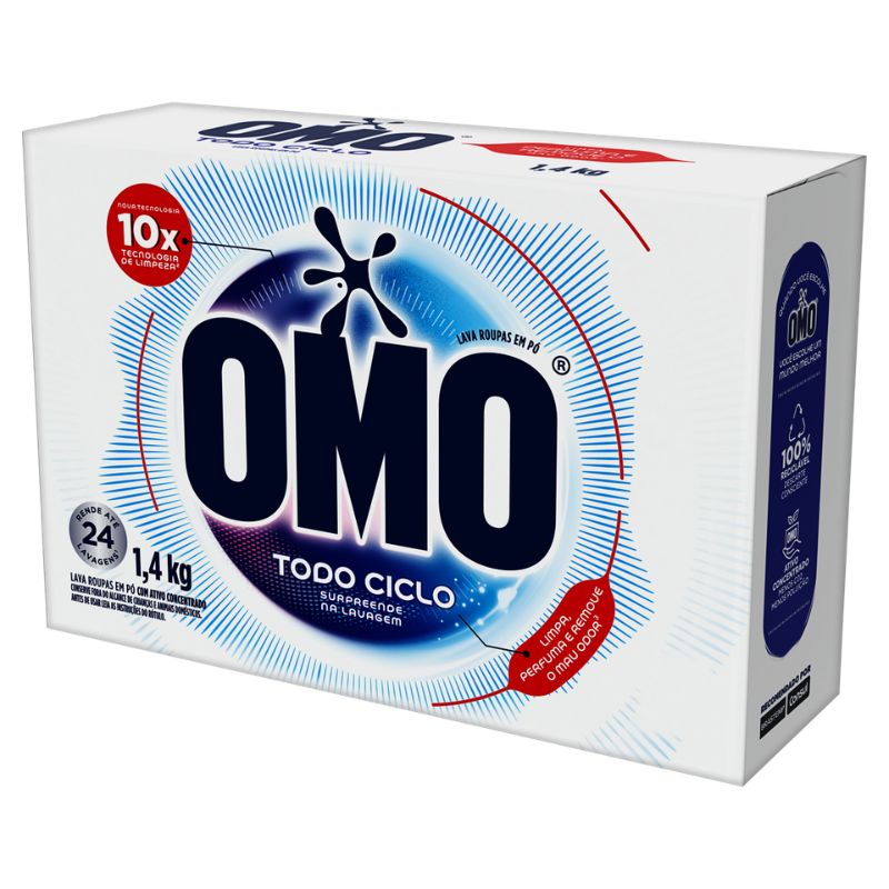 LAVA ROUPA PO OMO LAV PERF/TODO CICLO CX