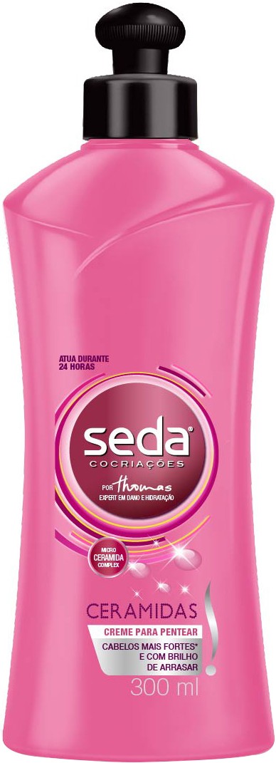 Creme para Pentear Seda Cocriações Ceramidas Brilho Frasco 300ml