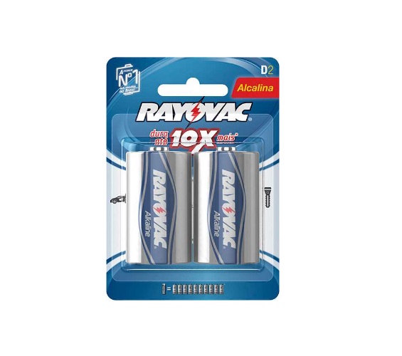 PILHA RAYOVAC ALC D