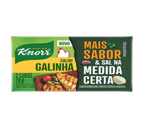 CALDO KNORR MAIS SABOR GALINHA
