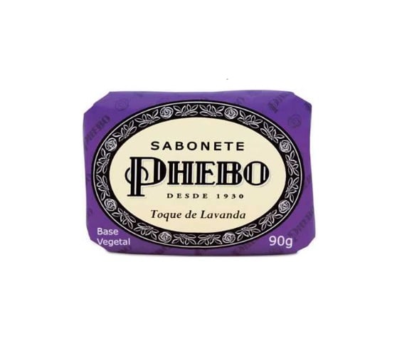 Sabonete em Barra Vegetal Toque de Lavanda Phebo Cartucho 90g