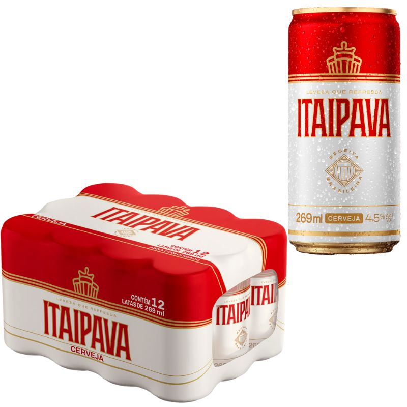 Cerveja Pilsen Itaipava Lata 269ml