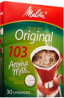 Filtro de Papel Original Melitta 103 Caixa 30 Unidades