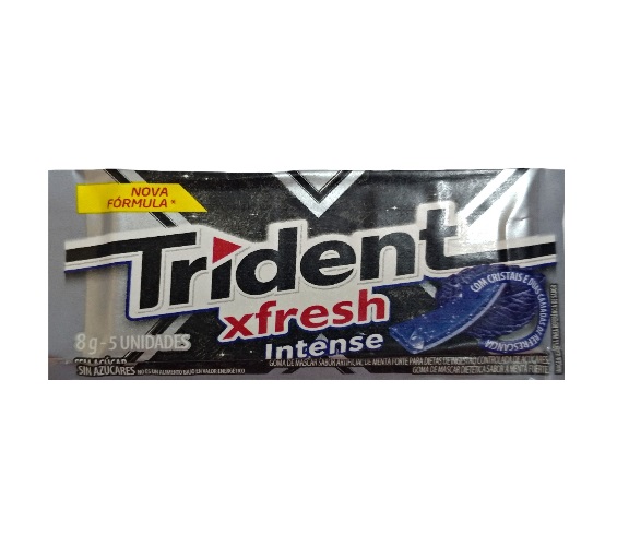 Goma de Mascar sabor Fresh Intense Trident unidade