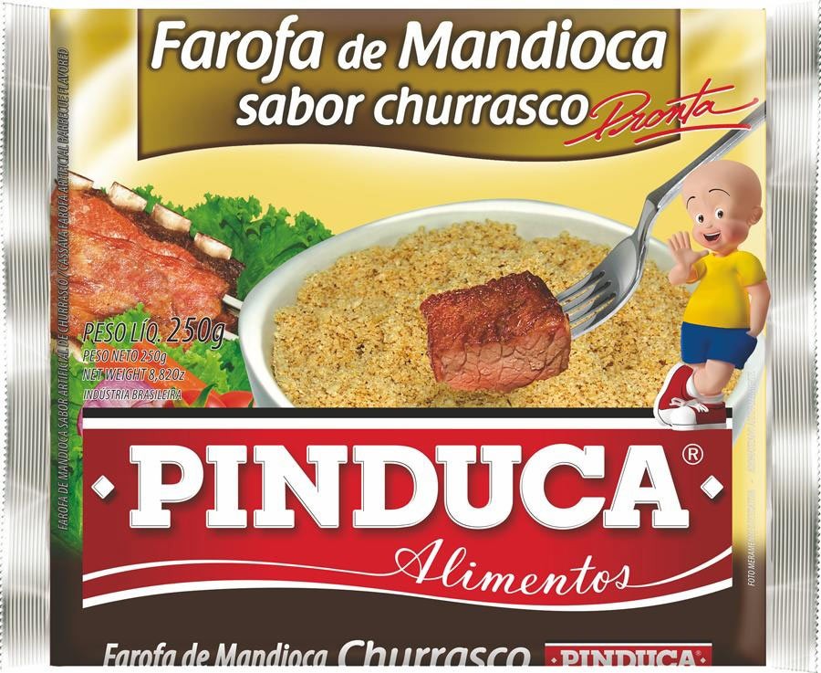 Farofa de Mandioca Churrasco Pinduca Pacote 250g