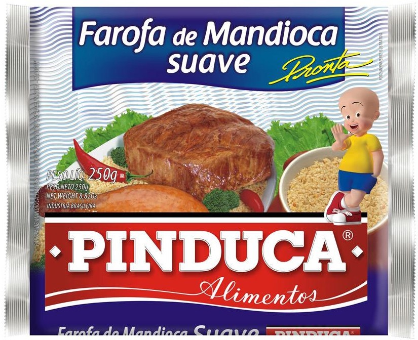 Farofa de Mandioca Suave Pinduca Pacote 250g